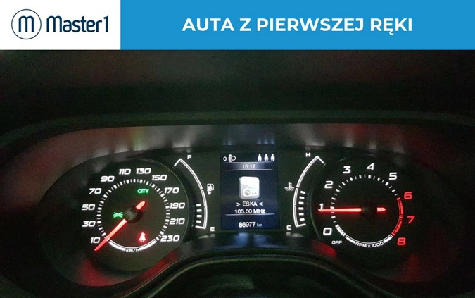 Fiat Tipo cena 48850 przebieg: 86963, rok produkcji 2020 z Gniew małe 191